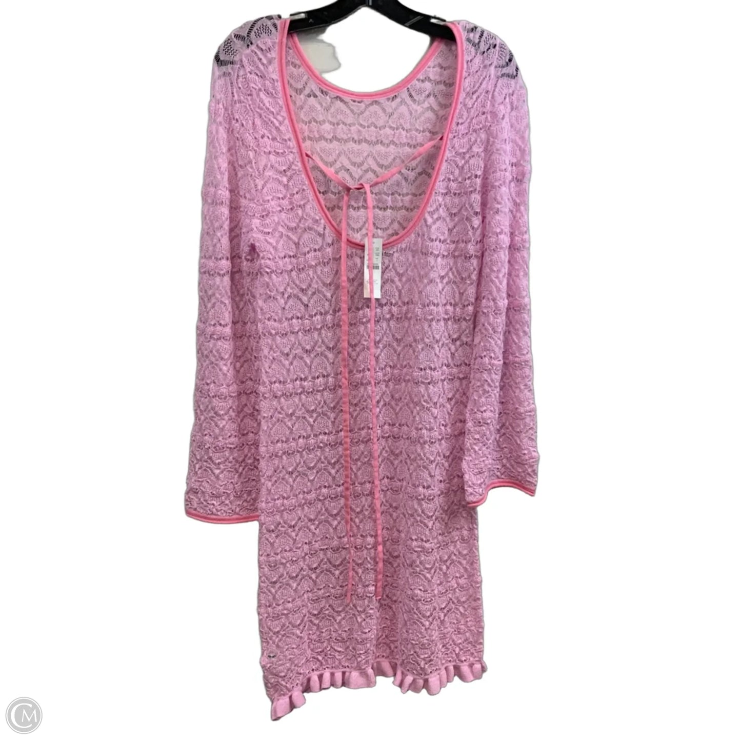 Swimwear Cover-up By J. Crew In Pink, Size: L