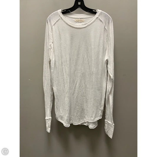 Top Long Sleeve By We The Free In White, Size: S