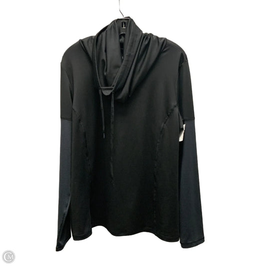 Athletic Top Long Sleeve Collar By Danskin Now In Black, Size: 2x