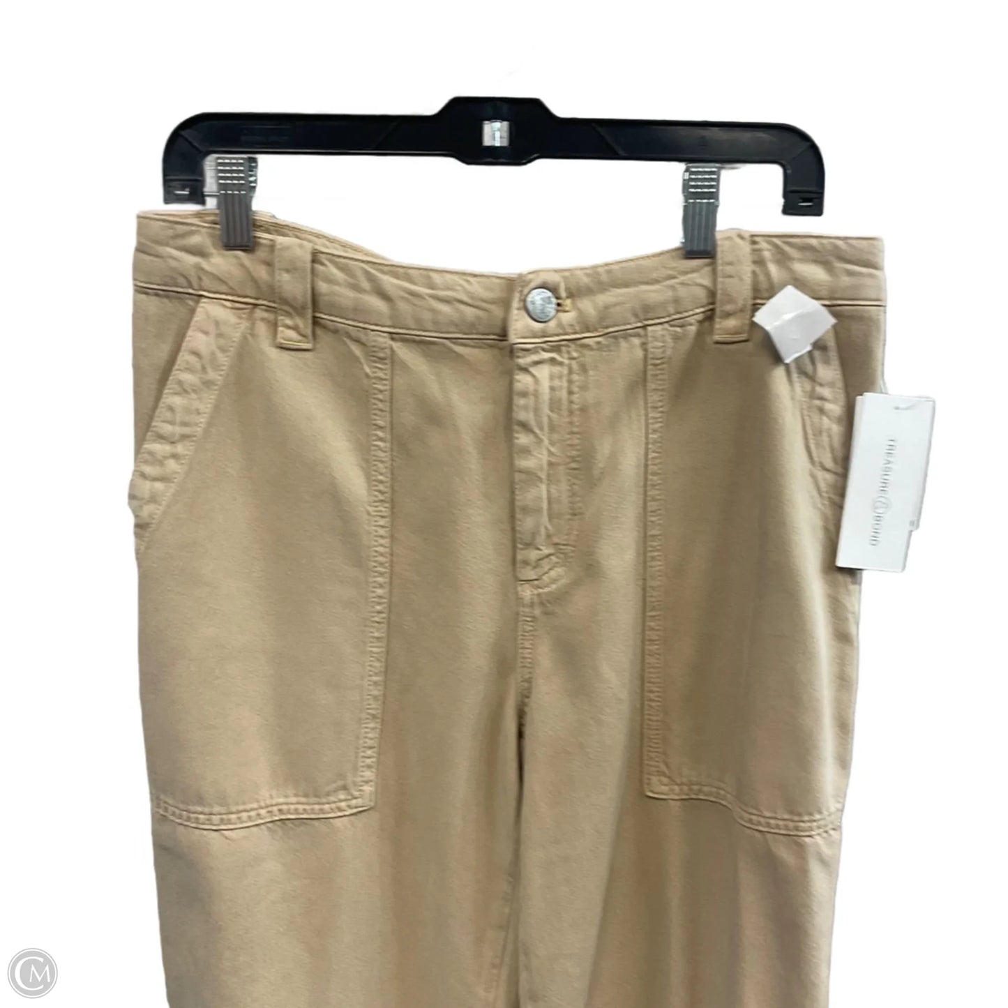 Jeans Straight By Treasure And Bond In Brown Denim, Size: 10