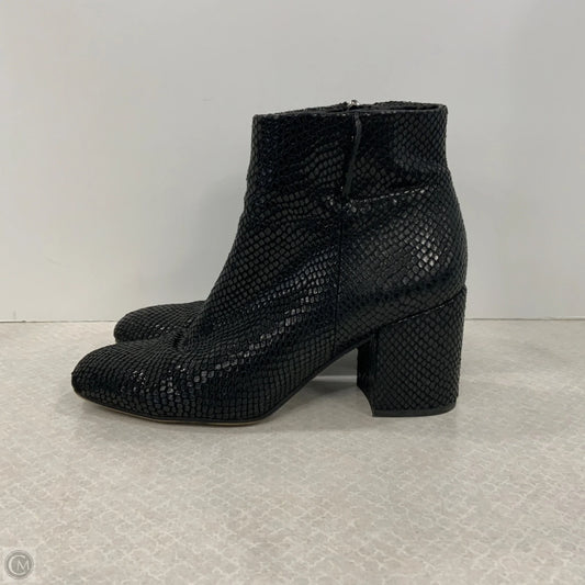 Boots Ankle Heels By Franco Sarto In Black, Size: 9