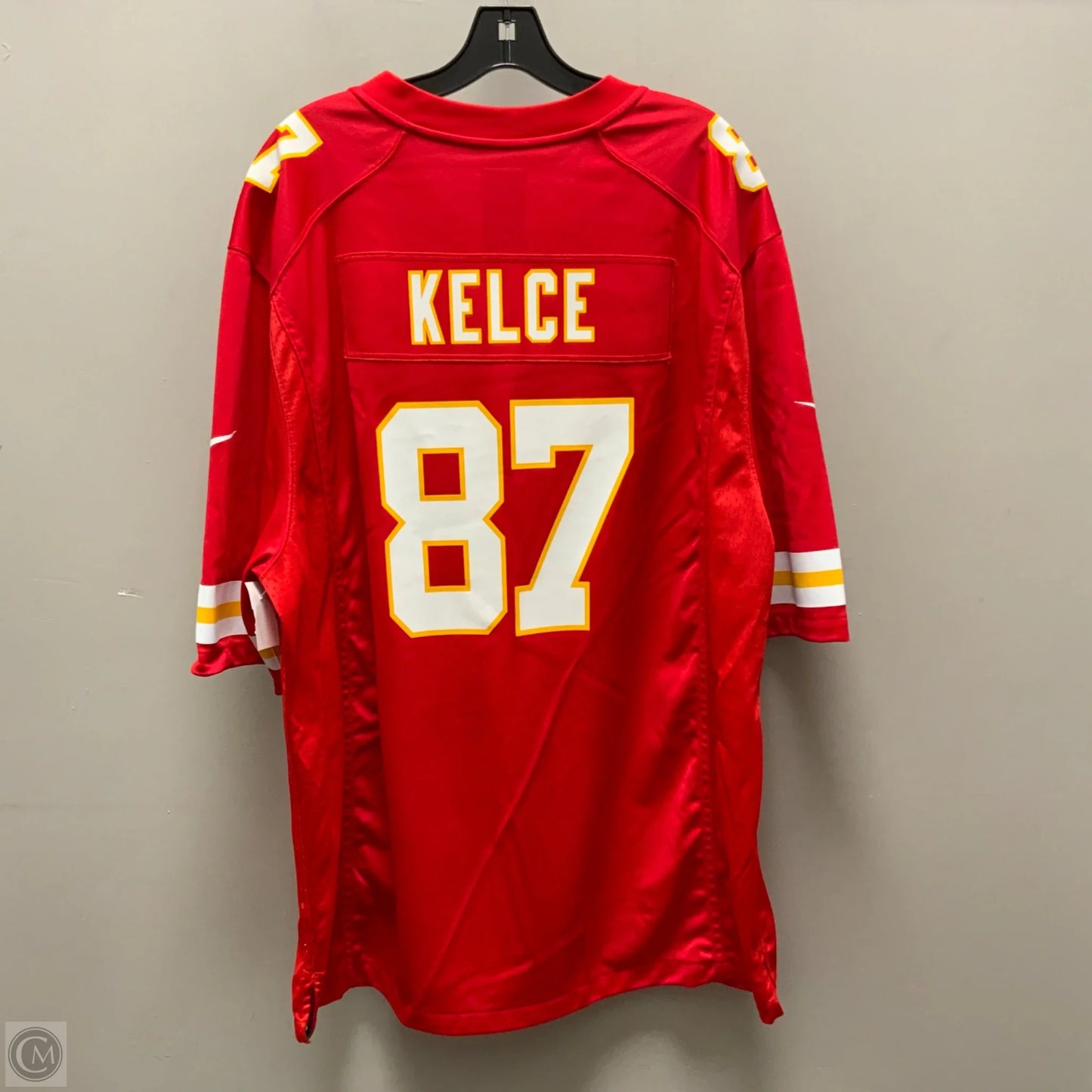 Athletic Top Short Sleeve By Nfl In Red, Size: Xxl