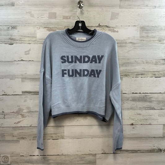 Sweater By Jessica Simpson In Blue, Size: Xl