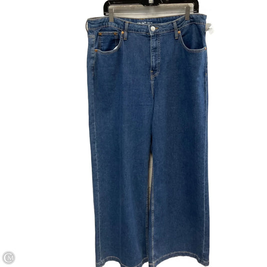Jeans Wide Leg By On 34th In Blue Denim, Size: 14