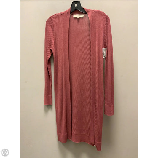 Cardigan By Loft In Pink, Size: Xs