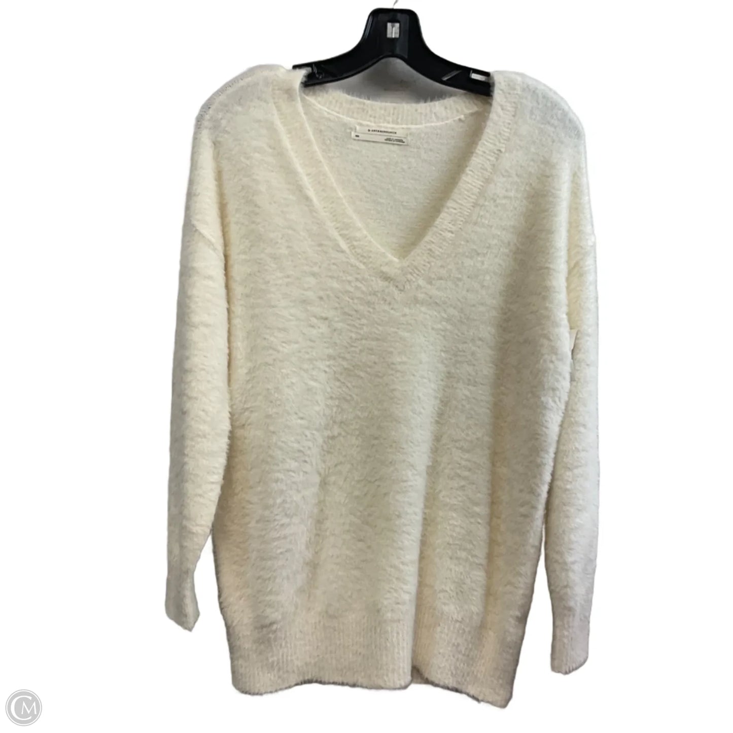 Sweater By Anthropologie In White, Size: Xxs