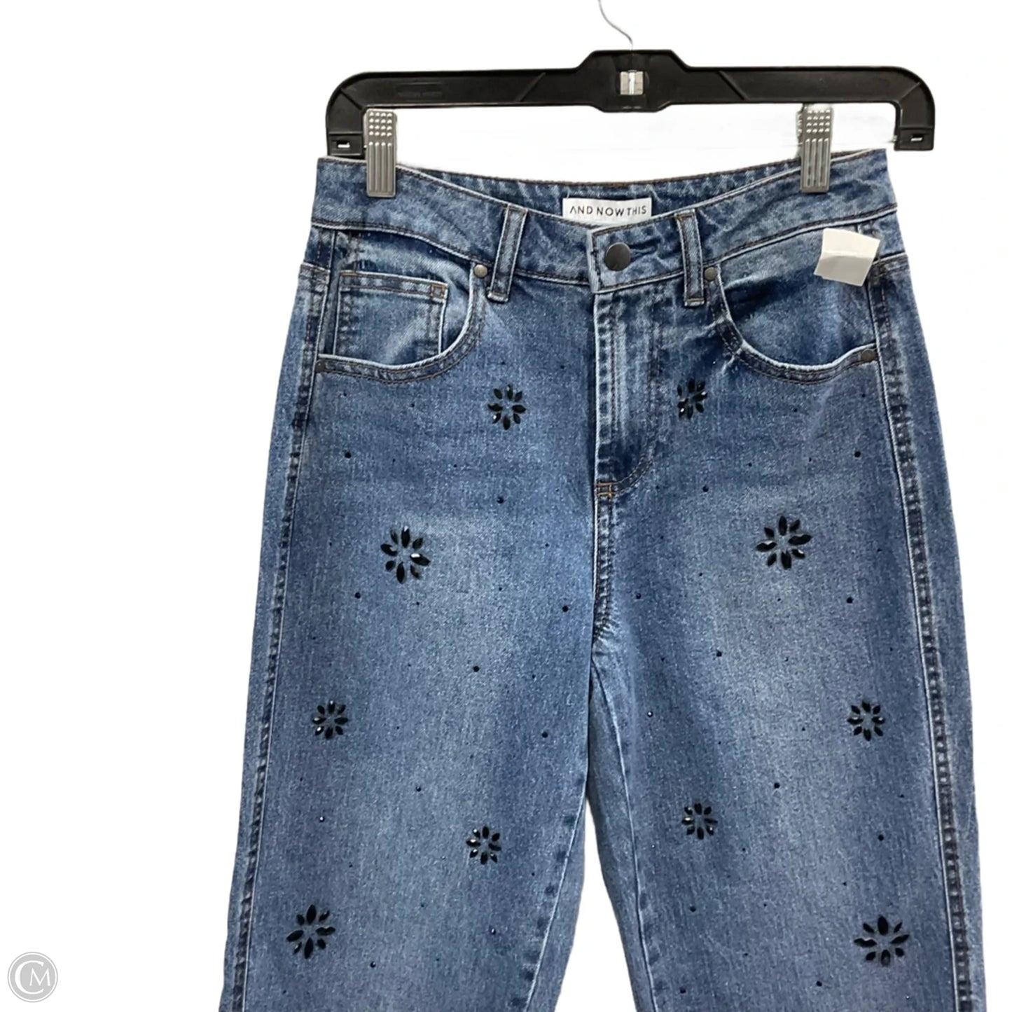 Jeans Straight By And Now This In Blue Denim, Size: 0