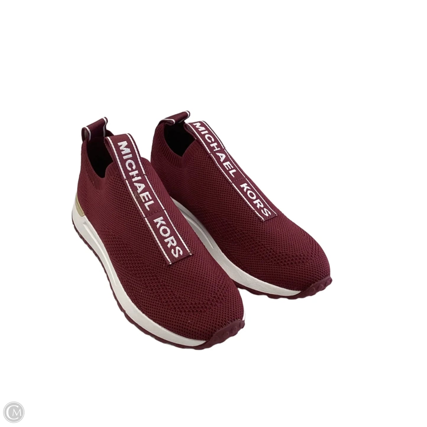 Shoes Sneakers By Michael By Michael Kors In Maroon, Size: 7.5