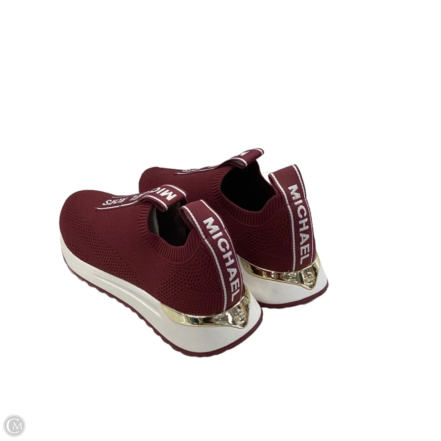 Shoes Sneakers By Michael By Michael Kors In Maroon, Size: 7.5