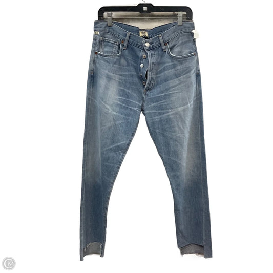 Jeans Straight By Citizens Of Humanity In Blue Denim, Size: 8