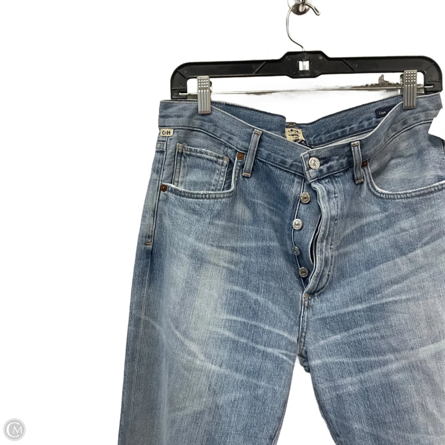 Jeans Straight By Citizens Of Humanity In Blue Denim, Size: 8