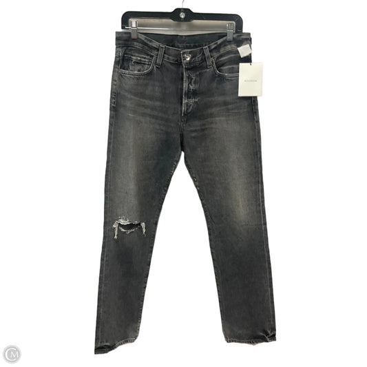 Jeans Straight By GOLDSIGN In Black Denim, Size: 4