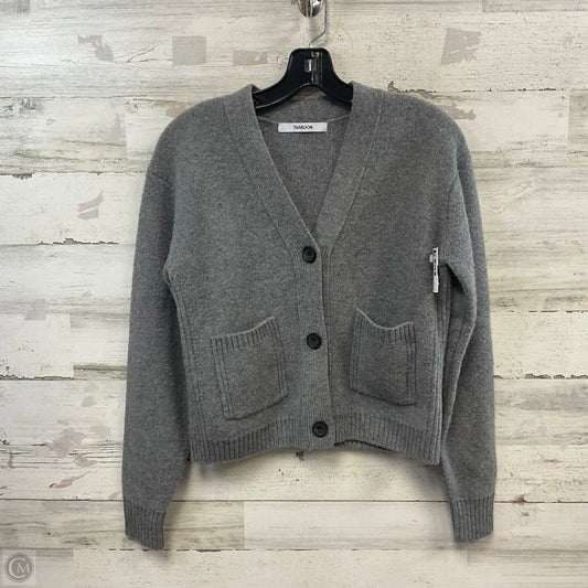 Sweater Cardigan By THAKOON In Grey, Size: S
