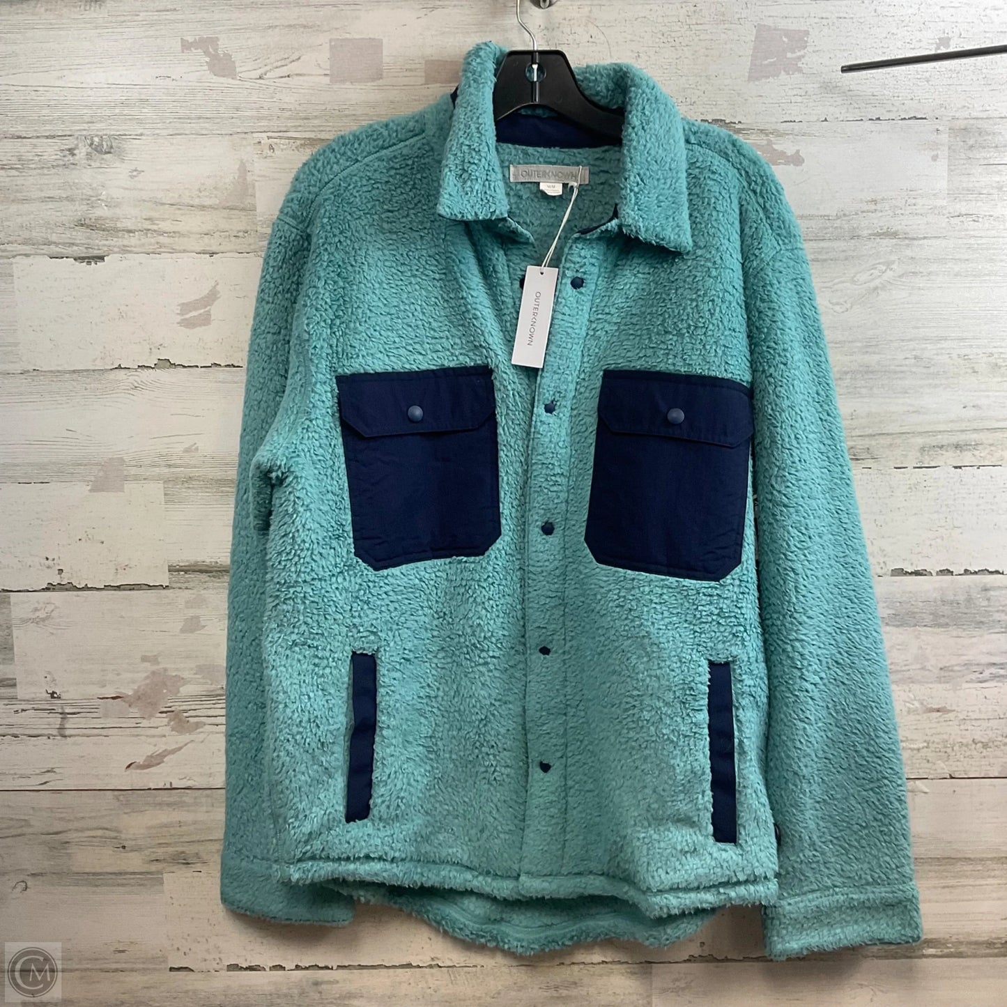 Jacket Shirt By OUTERKNOWN In Blue, Size: M