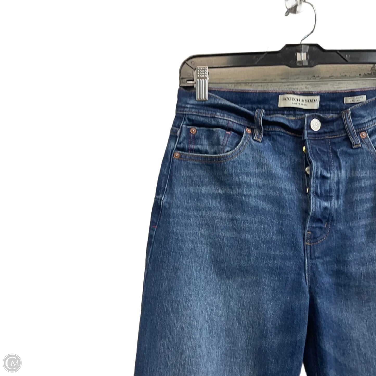 Jeans Straight By Scotch & Soda In Blue Denim, Size: 2