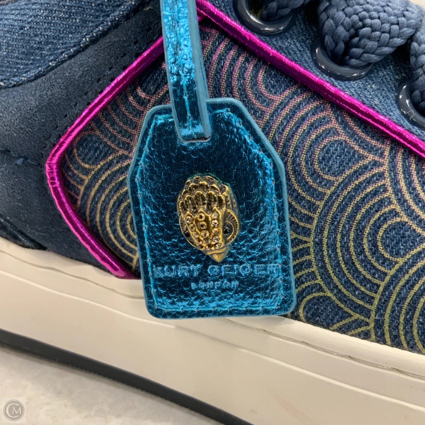 Shoes Designer By Kurt Geiger In Blue, Size: 9