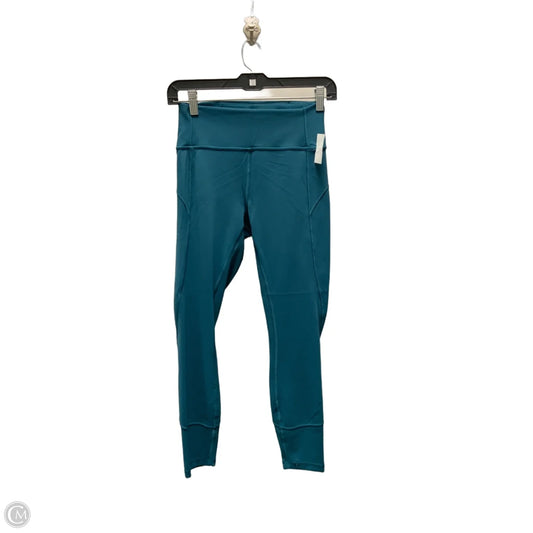 Athletic Leggings By Lululemon In Green, Size: S