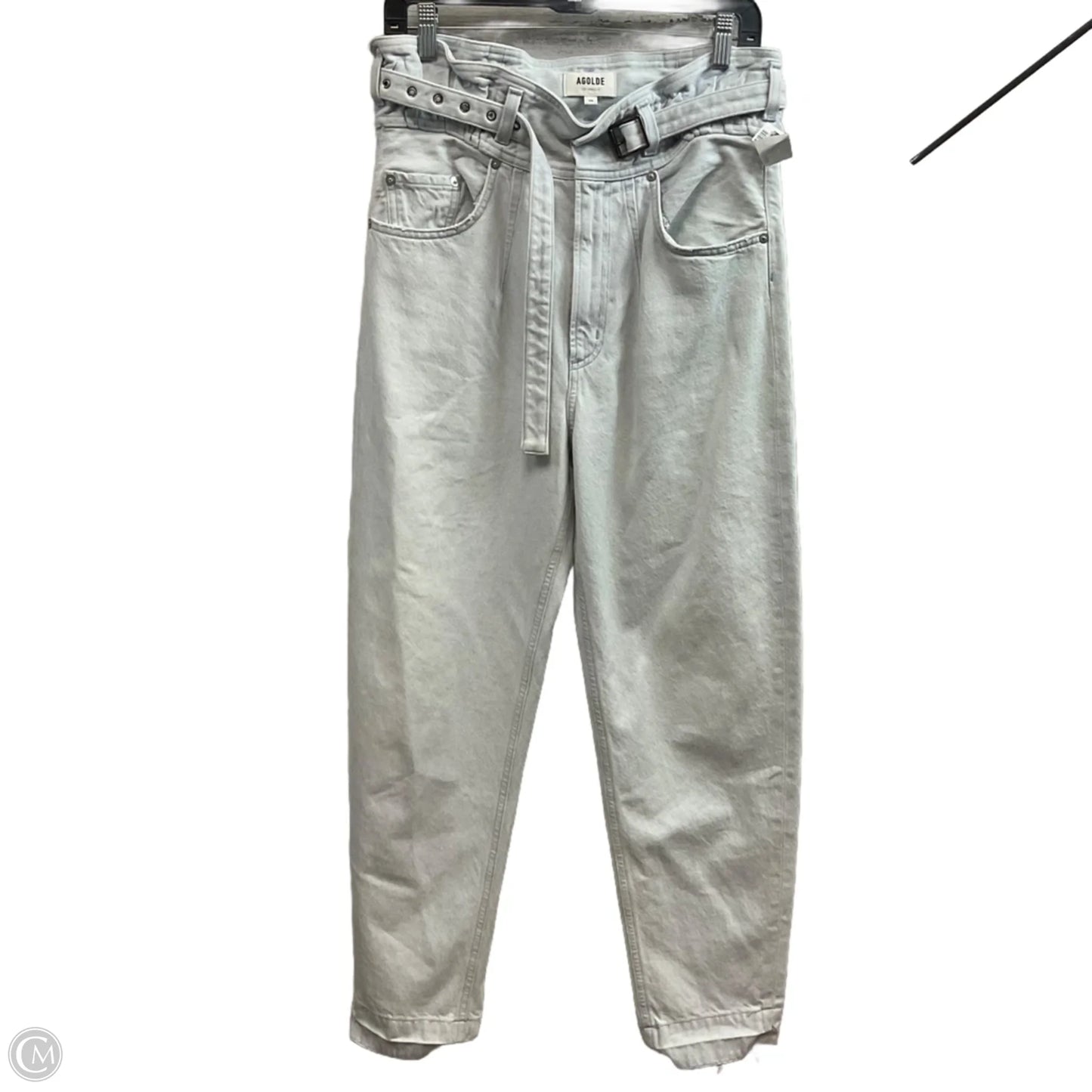 Jeans Straight By Agolde In Blue Denim, Size: 2