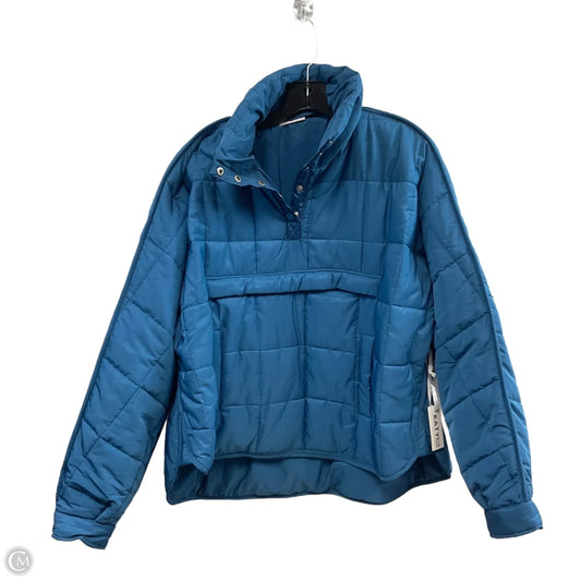 Jacket Puffer & Quilted By KATY DID In Blue, Size: M