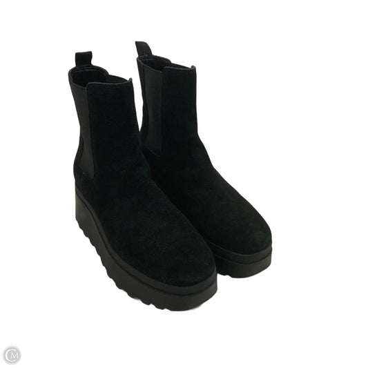 Boots Ankle Heels By Calvin Klein In Black, Size: 8.5