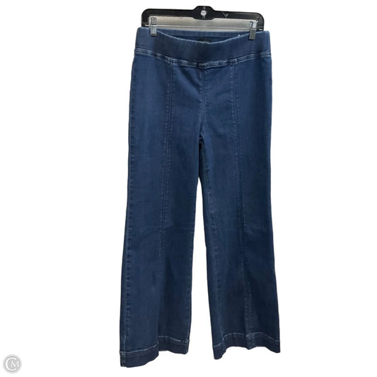 Jeans Flared By Talbots In Blue Denim, Size: M
