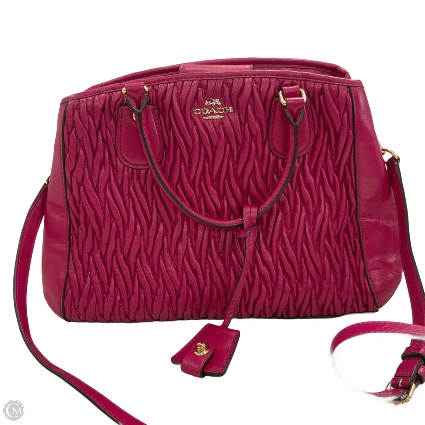 Handbag Designer By Coach, Size: Medium