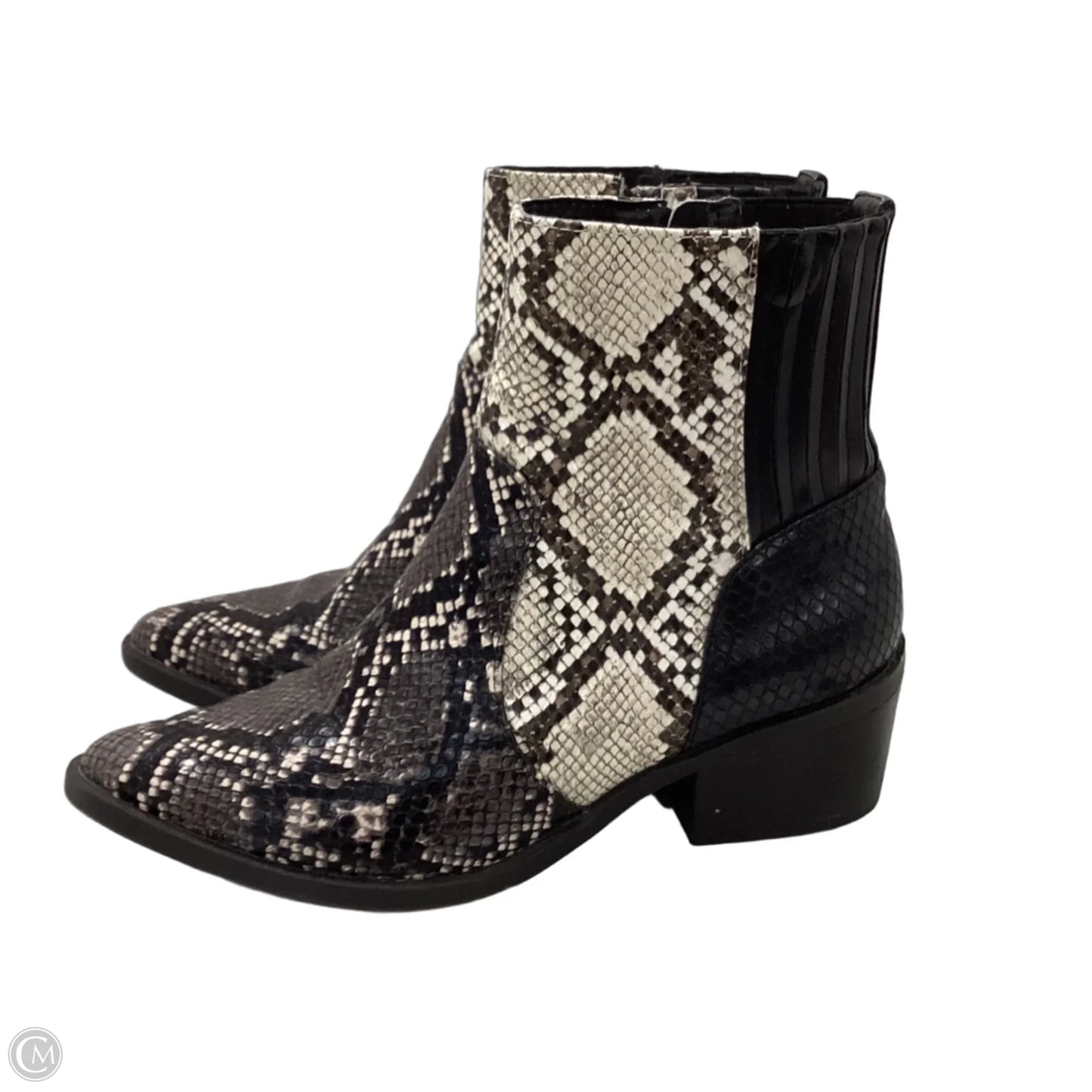 Boots Ankle Heels By Dolce Vita In Snakeskin Print, Size: 6