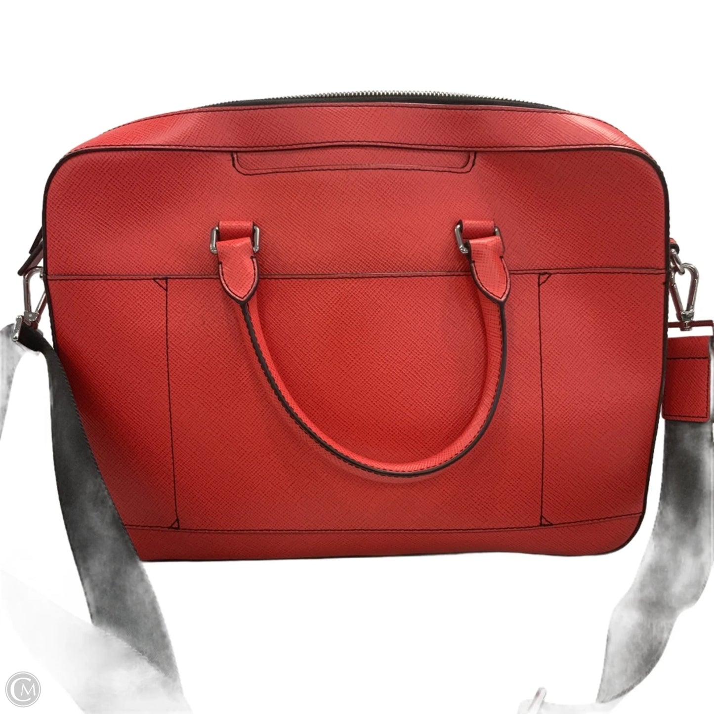 Laptop Bag Designer By Michael Kors, Size: Large