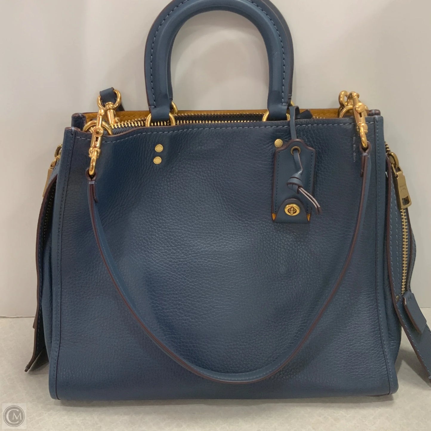 Handbag Designer By Coach, Size: Large