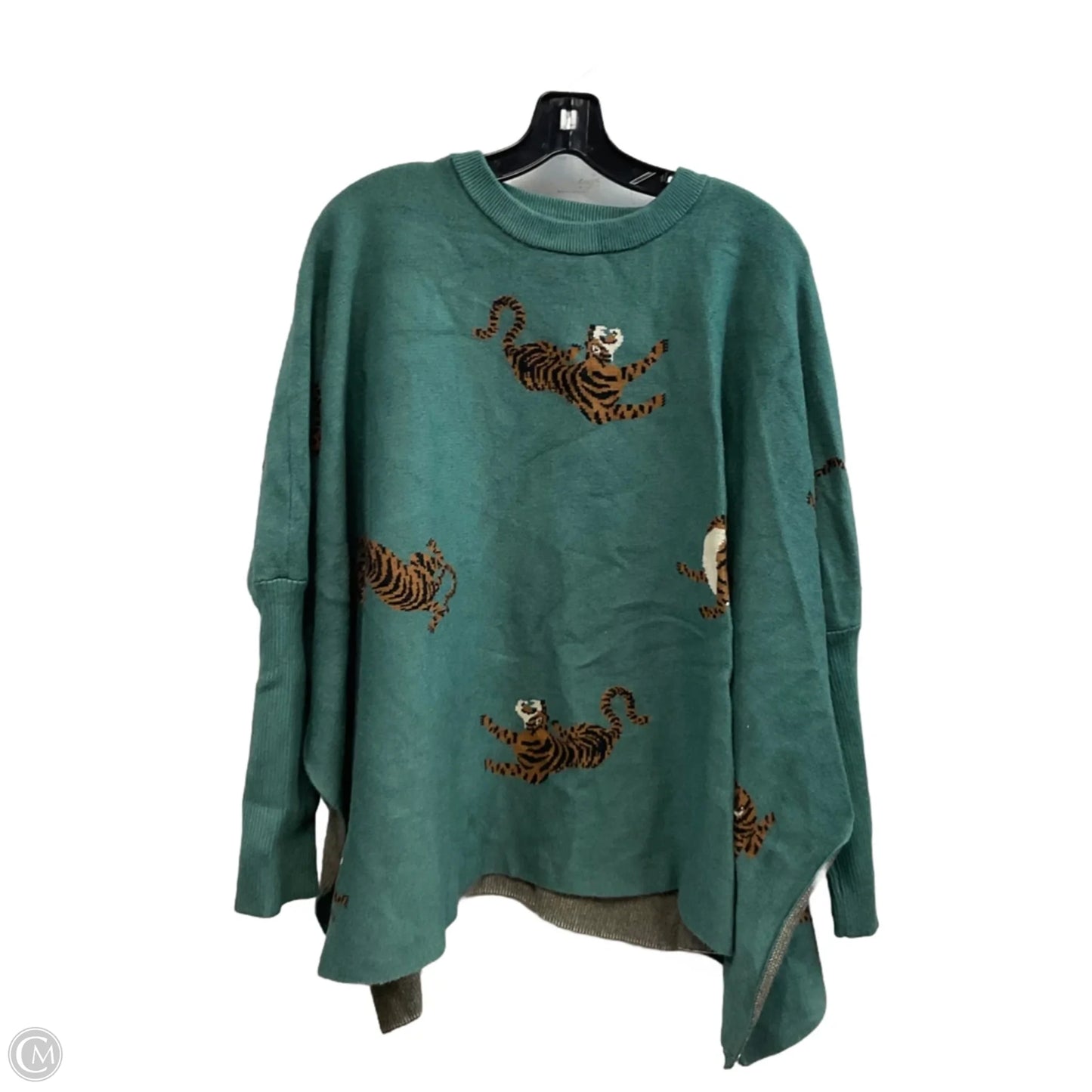 Sweater By She + Sky In Green, Size: Osfm