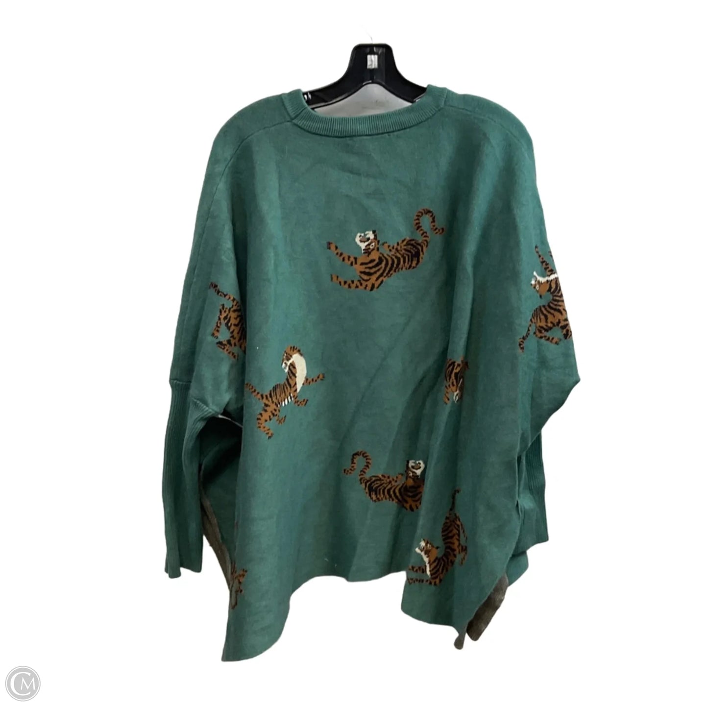 Sweater By She + Sky In Green, Size: Osfm