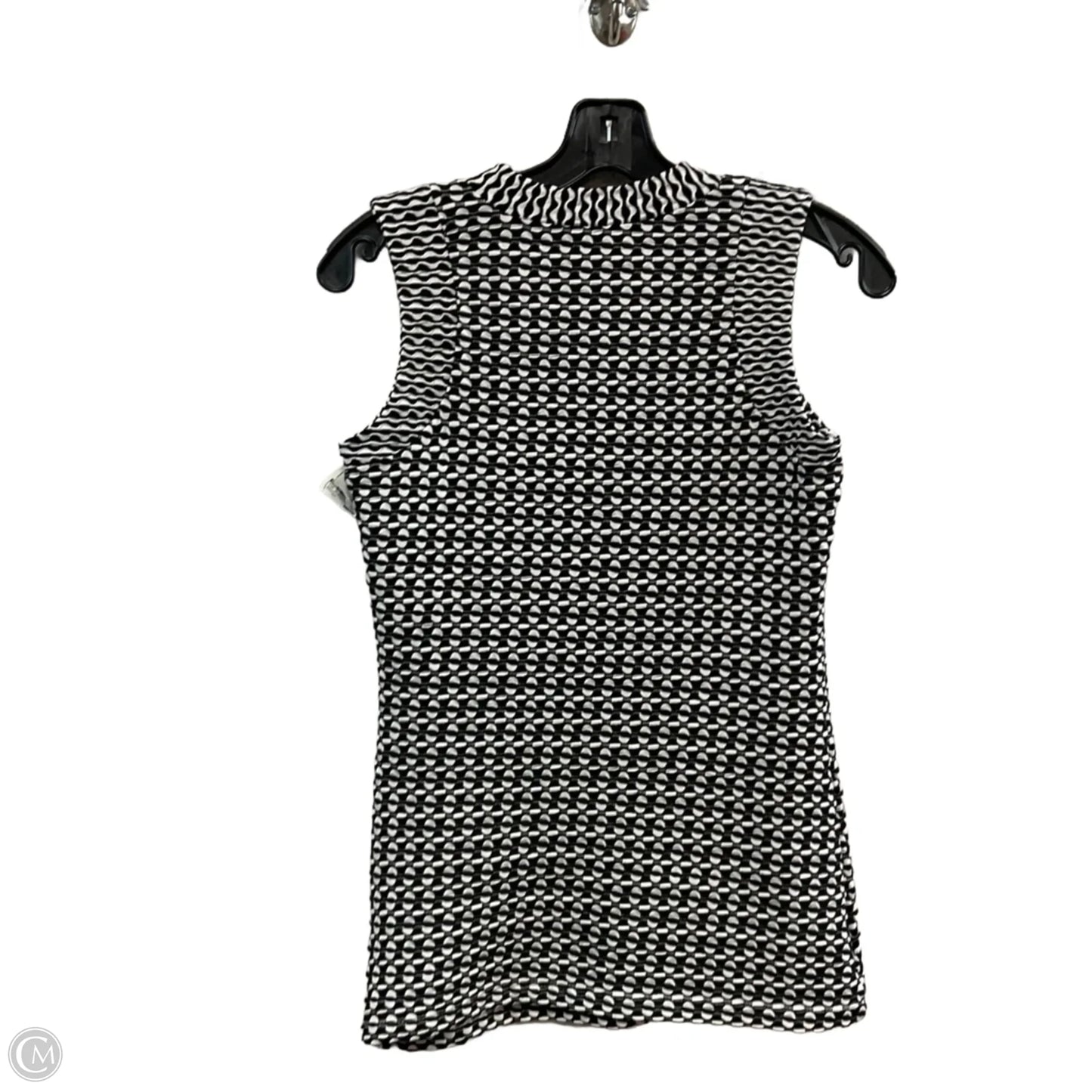 Top Sleeveless By Maeve In Black & White, Size: Xs