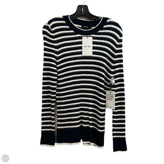 Top Long Sleeve By SAINTB+ SOFIA In Blue, Size: L