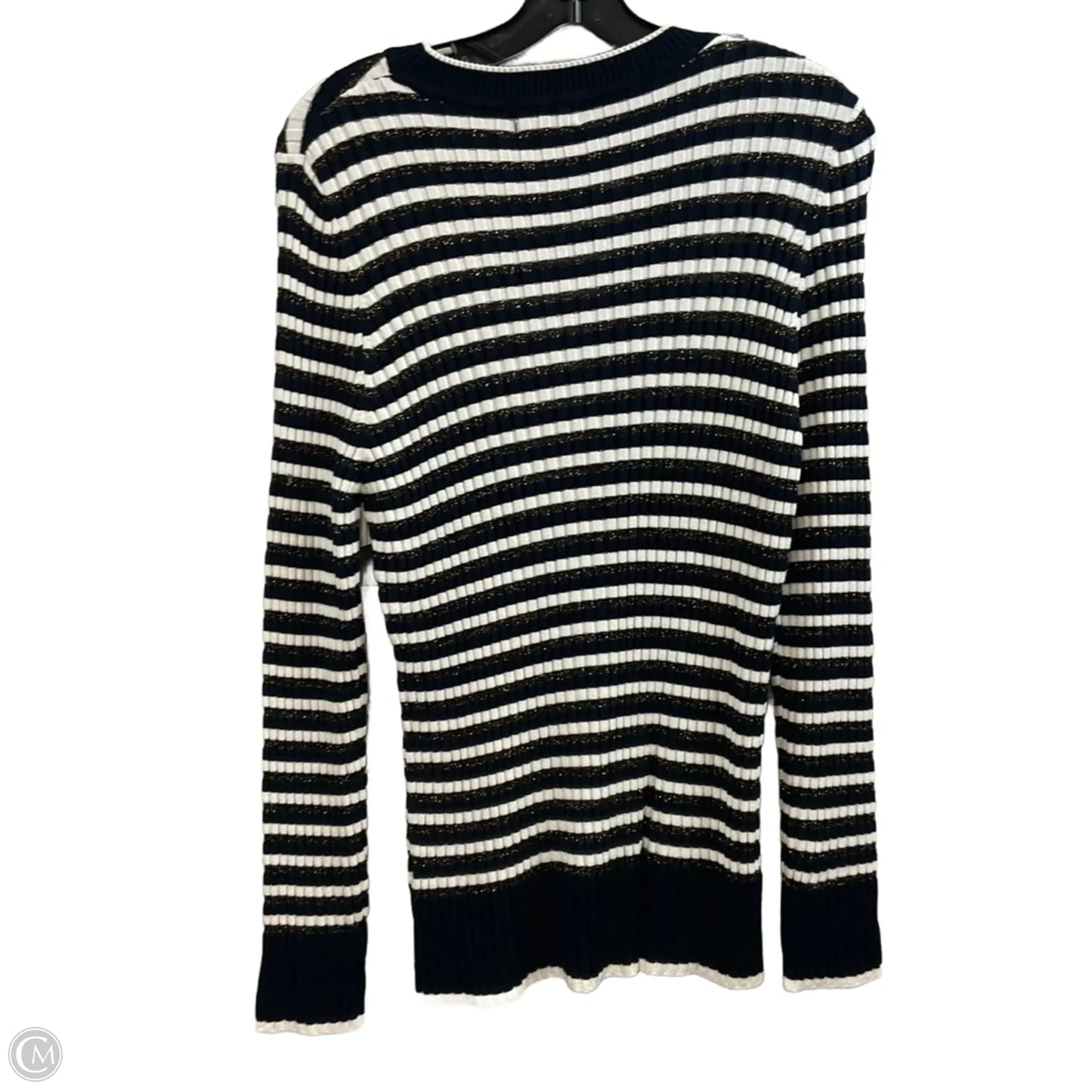 Top Long Sleeve By SAINTB+ SOFIA In Blue, Size: L