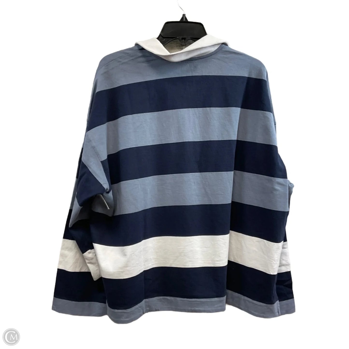 Top Long Sleeve By Madewell In Blue, Size: Xxl