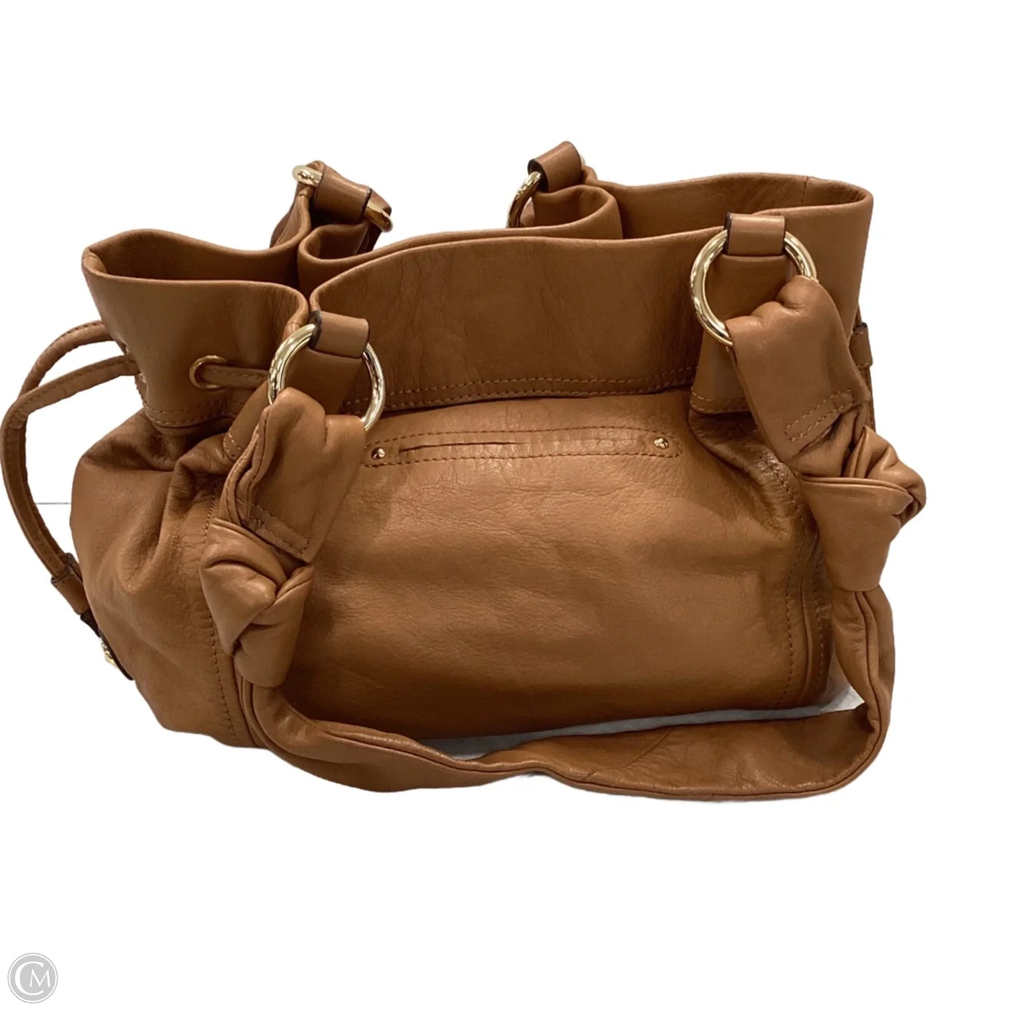 Handbag Leather By B. Makowsky, Size: Medium