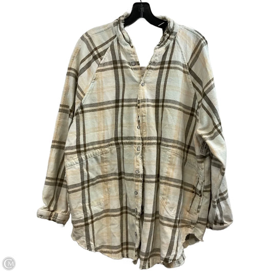 Jacket Shirt By We The Free In Cream, Size: S