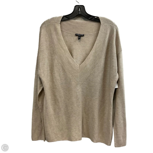 Top Long Sleeve By Eileen Fisher In Brown, Size: 1x