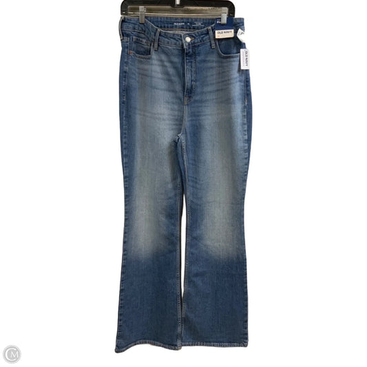 Jeans Flared By Old Navy In Blue Denim, Size: 10