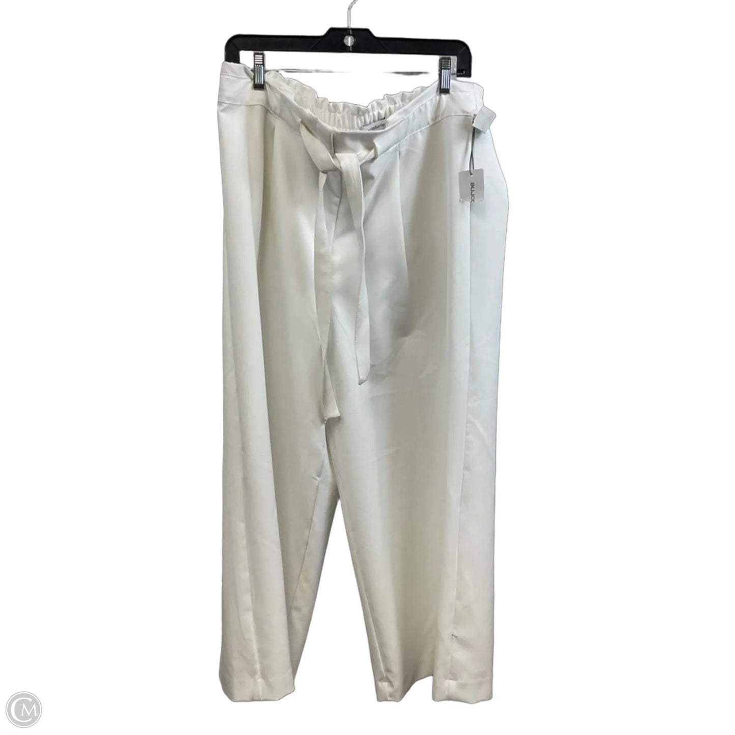 Pants Wide Leg By Liz Claiborne In White, Size: 16