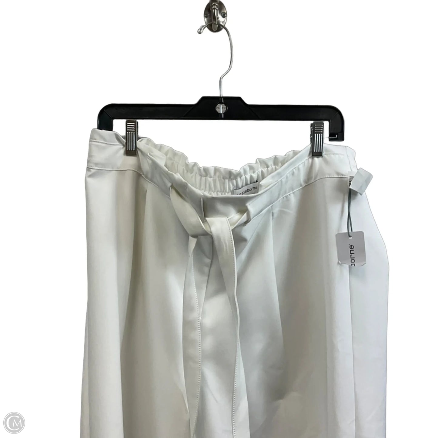 Pants Wide Leg By Liz Claiborne In White, Size: 16