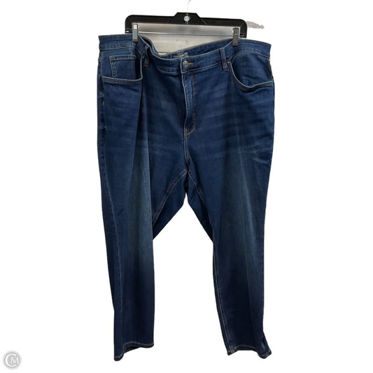 Jeans Straight By Kut In Blue Denim, Size: 22