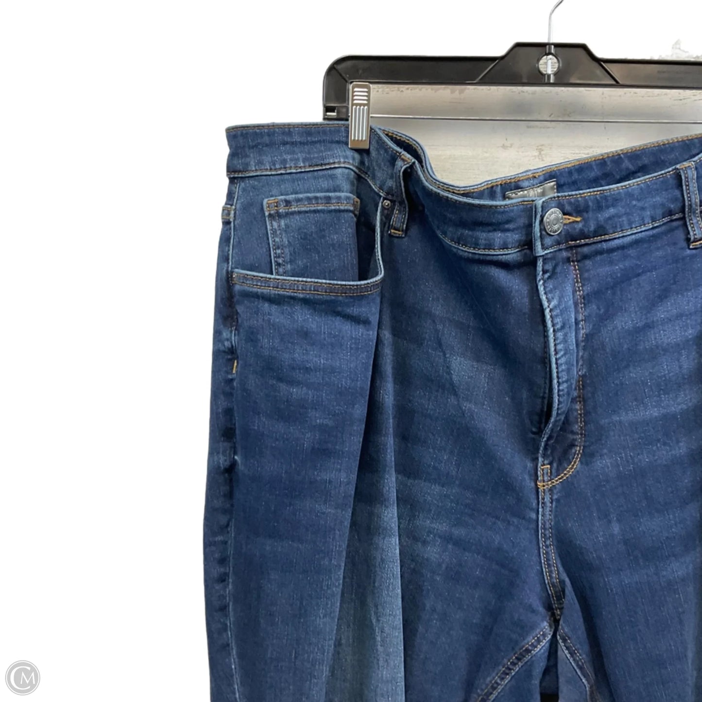 Jeans Straight By Kut In Blue Denim, Size: 22