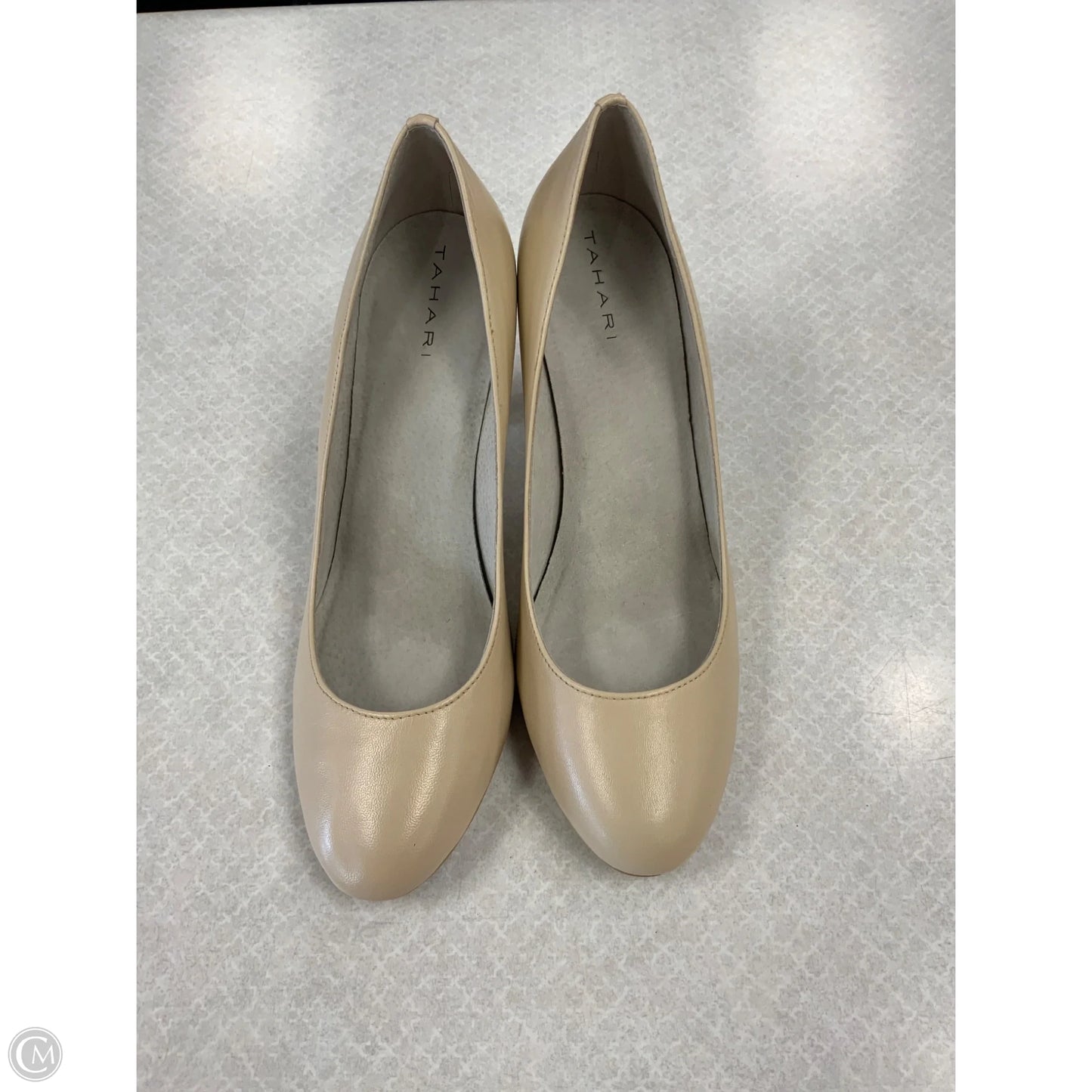 Shoes Heels Block By Tahari In Cream, Size: 8.5