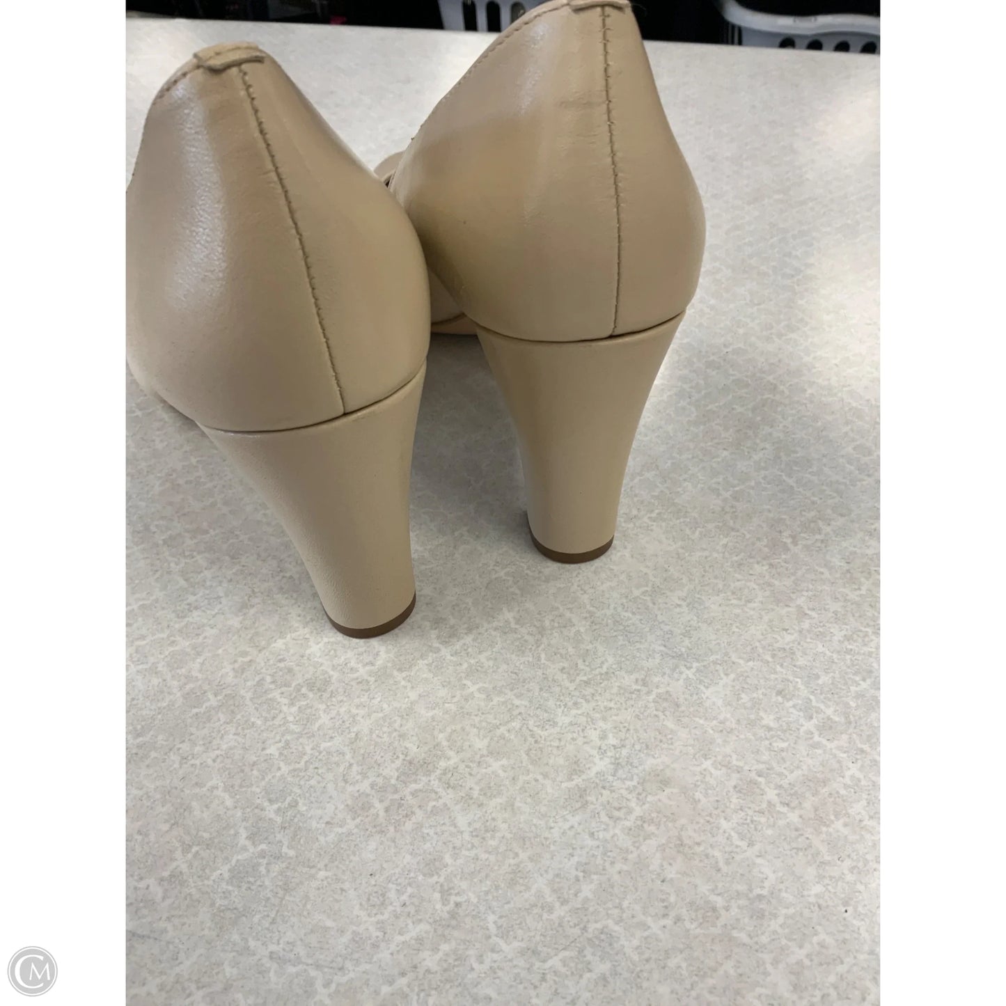 Shoes Heels Block By Tahari In Cream, Size: 8.5