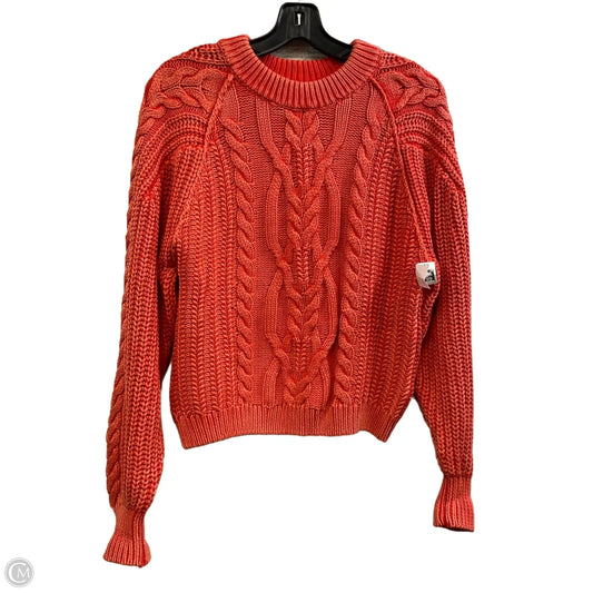 Sweater By Free People In Orange, Size: S