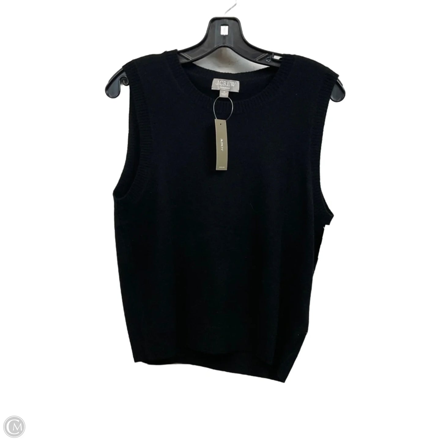 Vest Sweater By J. Crew In Black, Size: M