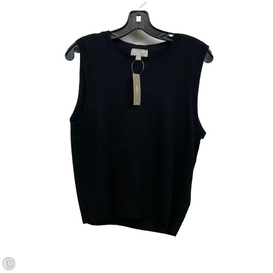 Vest Sweater By J. Crew In Black, Size: M