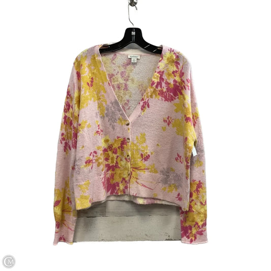 Sweater Cardigan By Sundance In Pink, Size: Xl