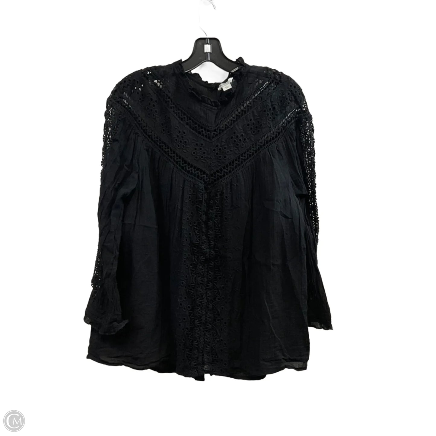 Blouse Long Sleeve By Sundance In Black, Size: L